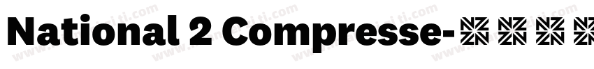 National 2 Compresse字体转换